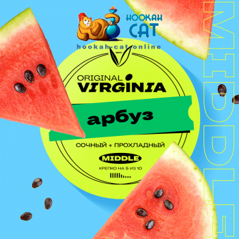 Табак для кальяна Original Virginia Middle Арбуз 25г Акцизный - фото 1
